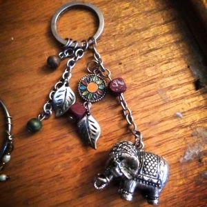 Elephant key chain